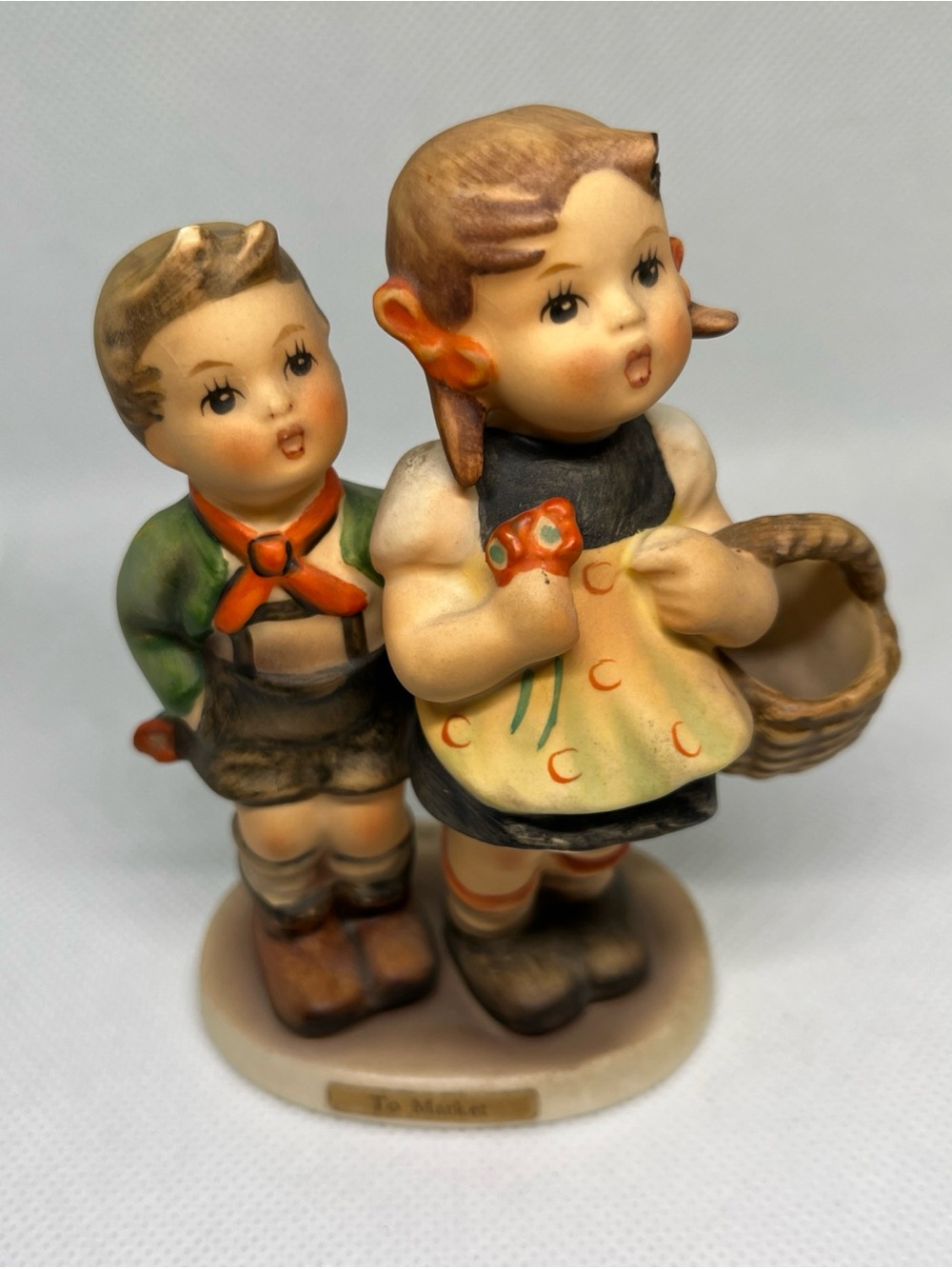 Hummel Ceramic “To the Market “Pair Boy‎ and Girl